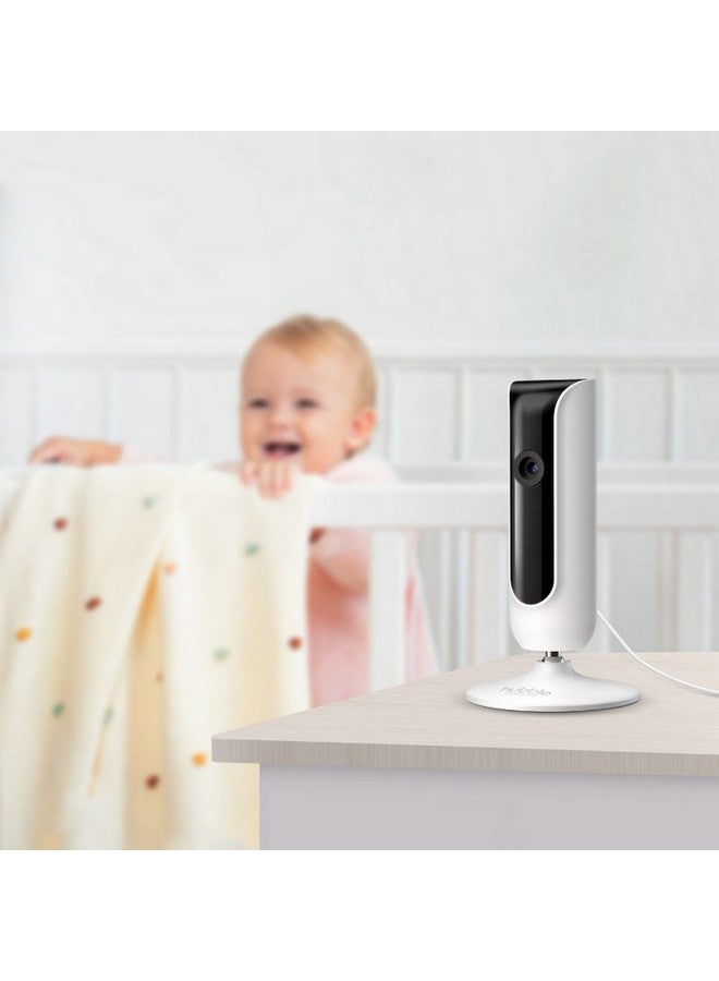 Hubble Connected Fam Cam Monitor/Smart Wi-Fi Full HD Baby Video Camera White and Black 14.3 x 7.1 x 7.1 cm 4555-WHUK-01 - Image 5